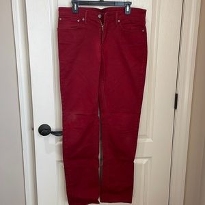 Levi's 511 Men's Slim fit in maroon